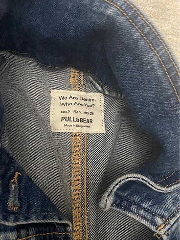 s Beden lacivert Renk PULL&BEAR jean elbise