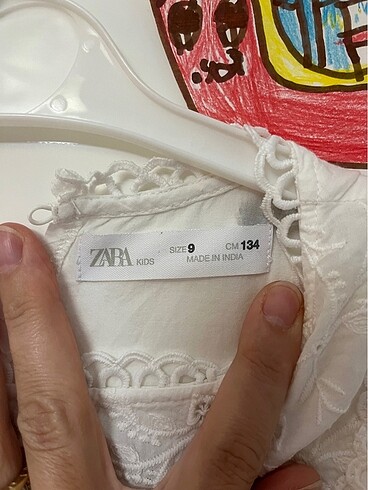 9 Yaş Beden Zara kız çocuk tshirt bluz 9 yaş