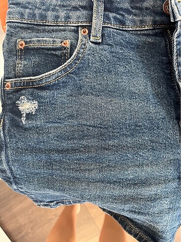36 Beden lacivert Renk Bershka kot şort 36 beden