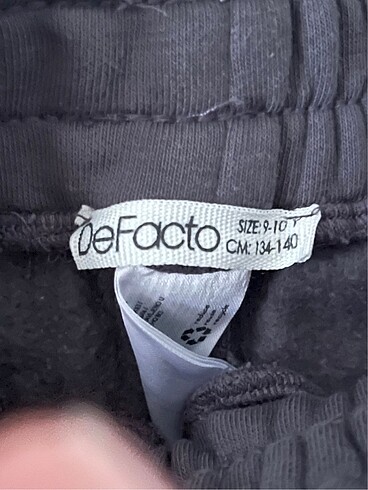 9 Yaş Beden gri Renk Defacto kız çocuk eşofman 9,10 yaş