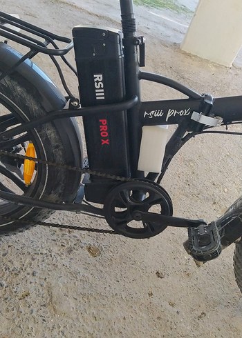  Beden Diger Siyah Katlanabilir Elektrikli Bisiklet