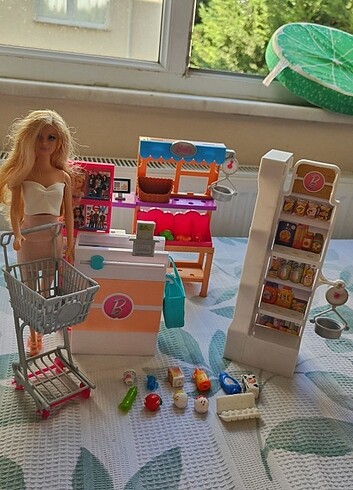 Barbie market seti 