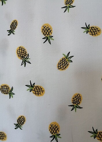 s Beden H&M ananas baskılı top