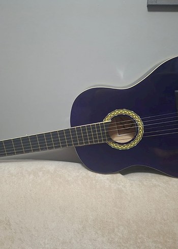 Koyu Mor Klasik Gitar - Görsel 3