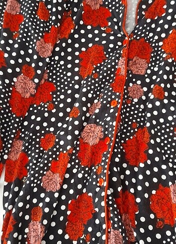 36 Beden bordo Renk Pijama takımı 