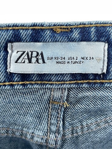 34 Beden mavi Renk Zara Jean / Kot %70 İndirimli.