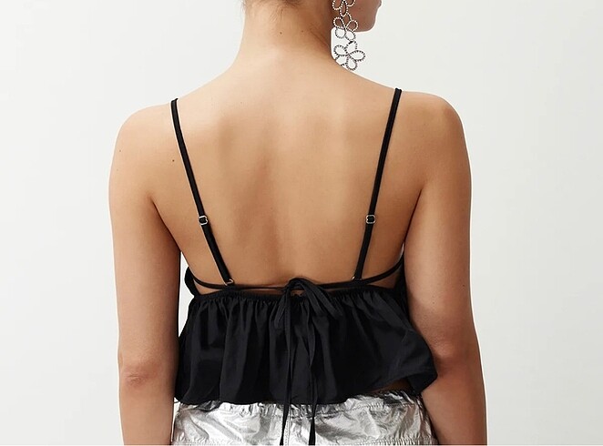 34 Beden Çiçekli şirin crop