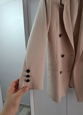 l Beden camel Renk Kadın Blazer Ceket