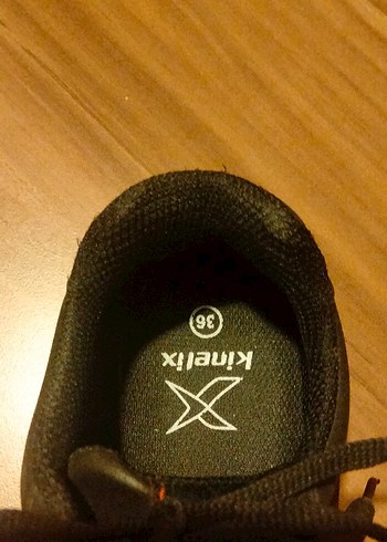 Siyah Bağcıklı Kadın Spor Ayakkabı - Görsel 5