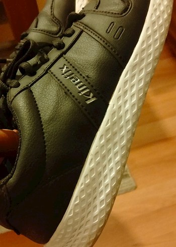 Siyah Bağcıklı Kadın Spor Ayakkabı - Görsel 7