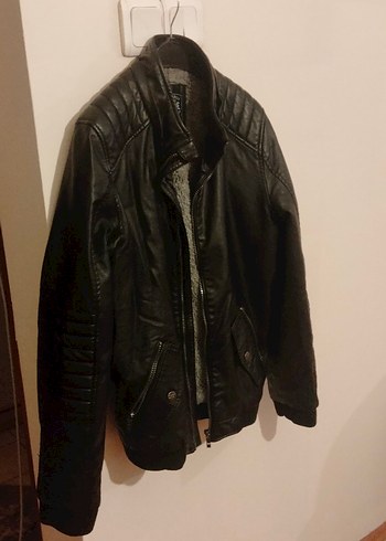 Çocuk Deri Mont - Görsel 3