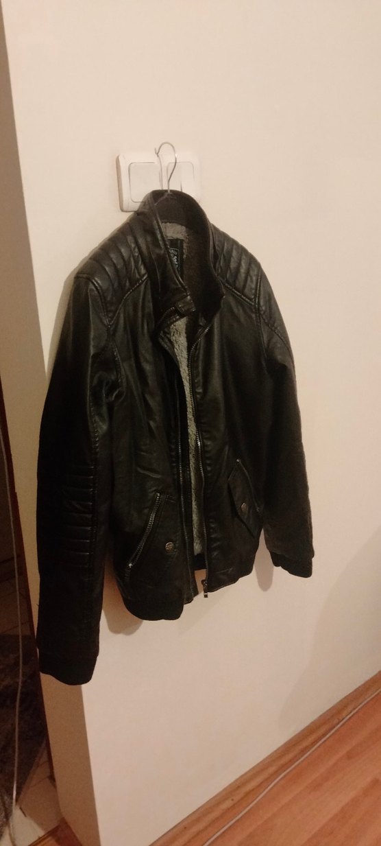 Çocuk Deri Mont - Görsel 3