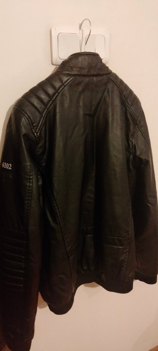 Çocuk Deri Mont - Görsel 5