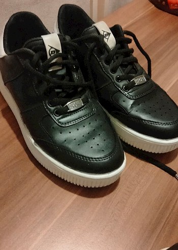 Siyah Bağcıklı Kadın Spor Ayakkabı - Görsel 3