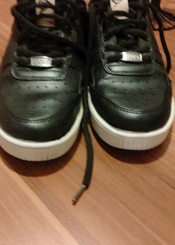 Siyah Bağcıklı Kadın Spor Ayakkabı - Görsel 4