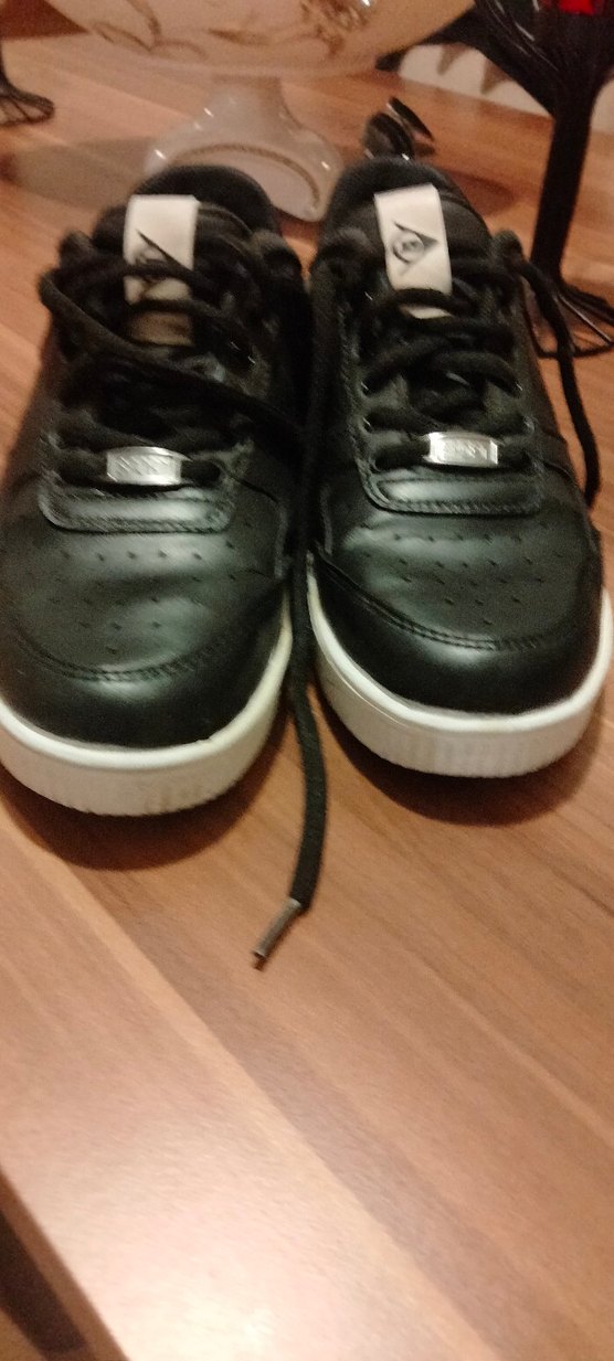 Siyah Bağcıklı Kadın Spor Ayakkabı - Görsel 4