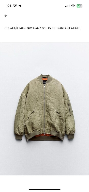 ZARA BOMBER CEKET