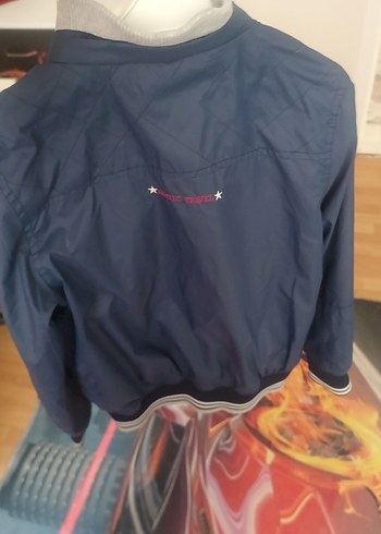 Erkek Çocuk lacivertFermuarlı Sokak Stili Ceket - Görsel 3