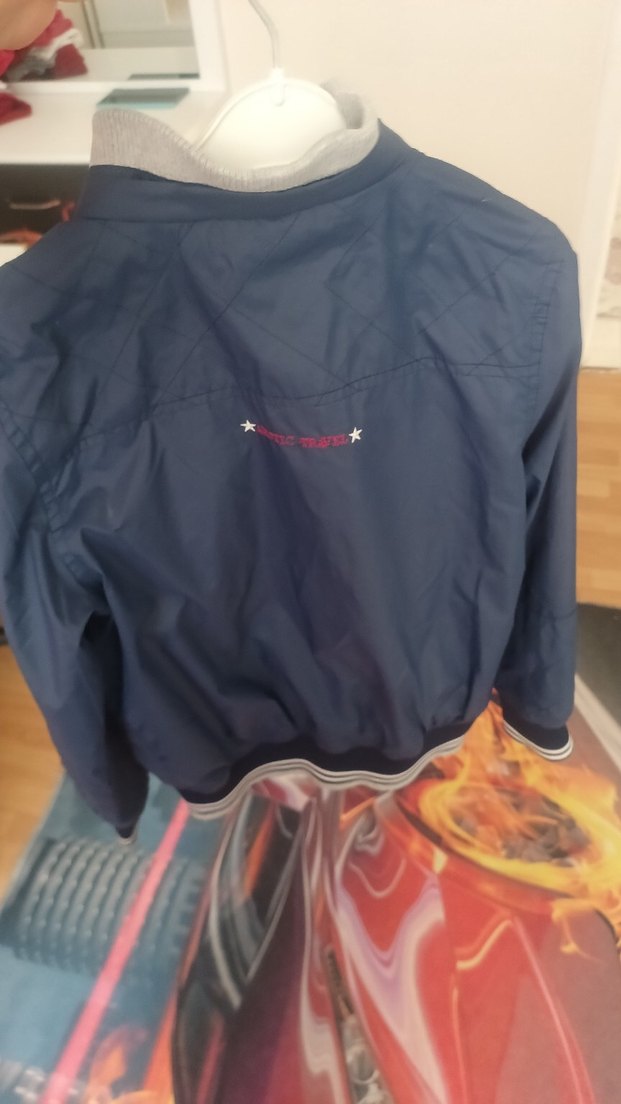 Erkek Çocuk lacivertFermuarlı Sokak Stili Ceket - Görsel 3