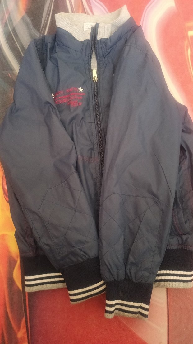 Erkek Çocuk lacivertFermuarlı Sokak Stili Ceket - Görsel 2