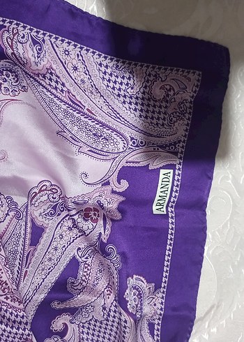 Mor Bohem Tarzı Kadın Fuları - Görsel 4