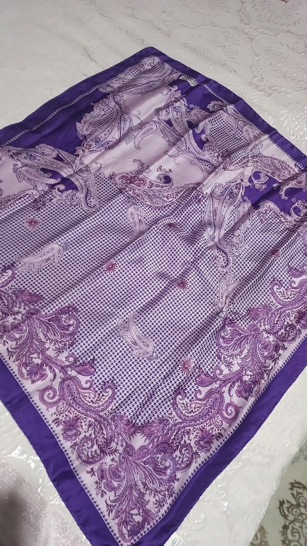 Mor Bohem Tarzı Kadın Fuları - Görsel 3