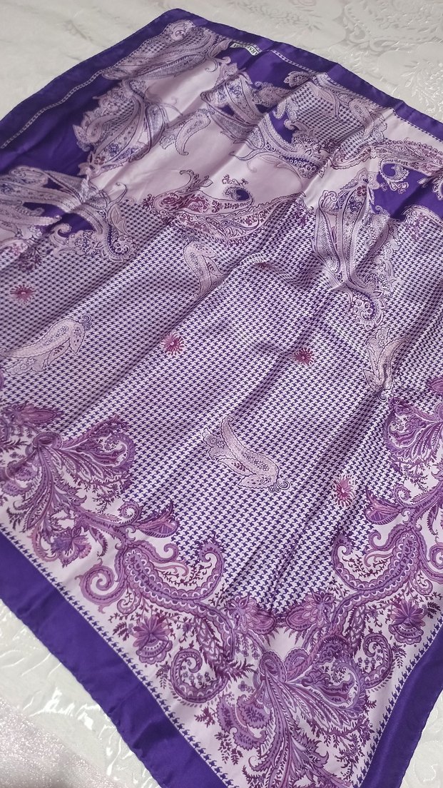 Mor Bohem Tarzı Kadın Fuları - Görsel 2