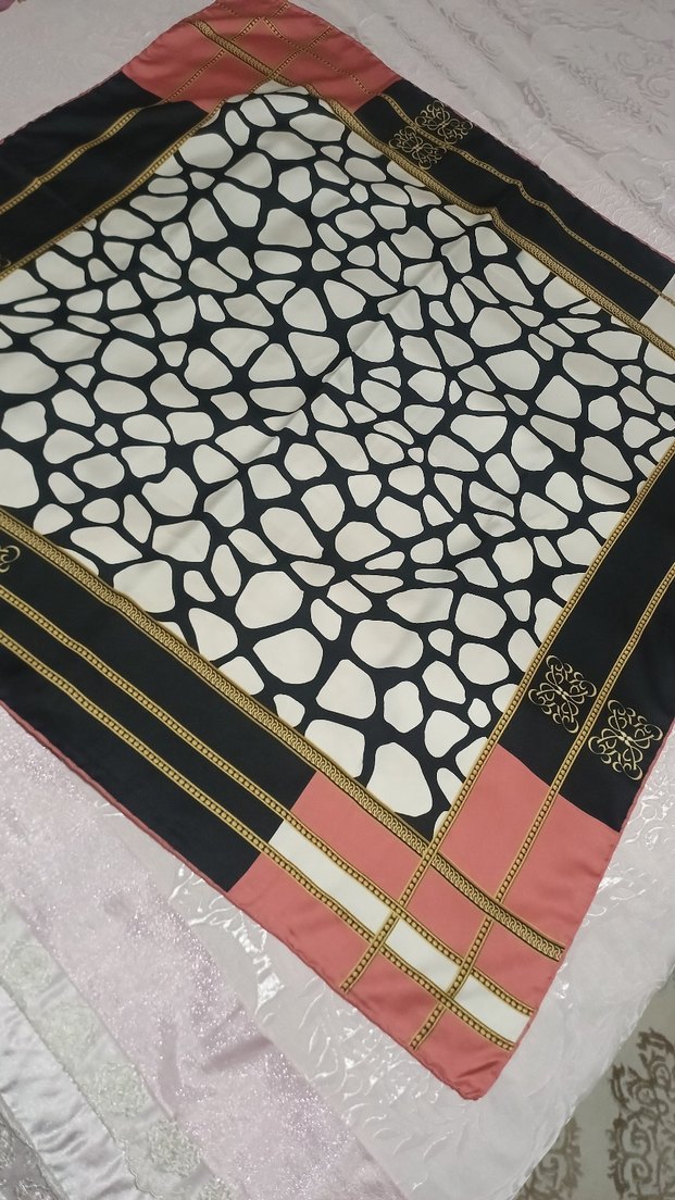 Dantel Detaylı Çok Renkli Kadın Fular - Görsel 2