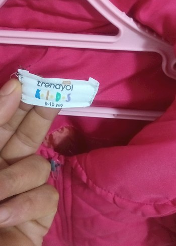 Kız Çocuk Pembe Fermuarlı Mont - Görsel 4