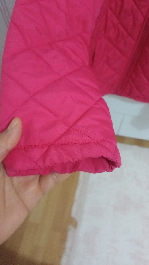 Kız Çocuk Pembe Fermuarlı Mont - Görsel 3