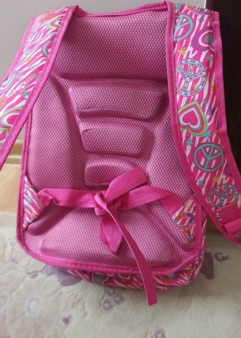 Pembe Çocuk Okul Çantası ve Kalemlik - Görsel 3