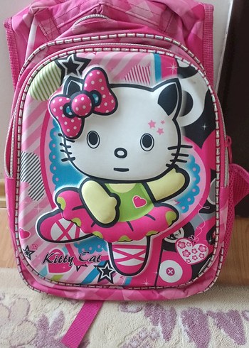 Renkli Pembe Çocuk Okul Çantası - Görsel 2