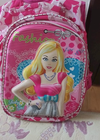 Renkli Pembe Çocuk Okul Çantası - Görsel 2