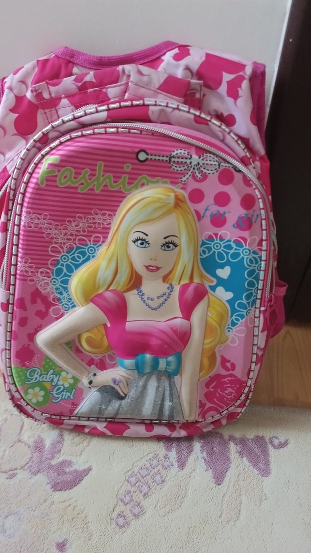 Renkli Pembe Çocuk Okul Çantası - Görsel 2