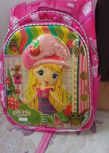 Renkli Pembe Çocuk Okul Çantası - Görsel 2