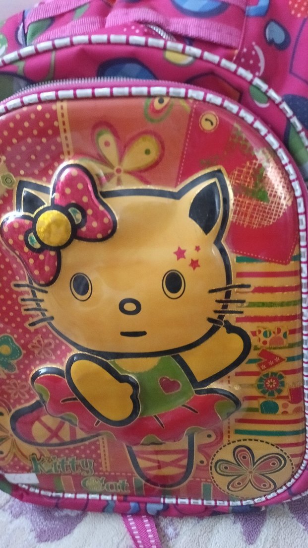 Renkli Pembe Çocuk Okul Çantası - Görsel 2