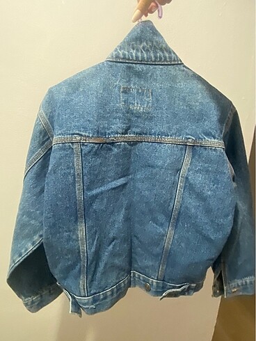 VİNTAGE KOT CEKET - Görsel 3