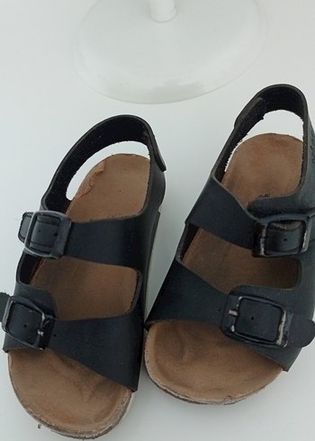 Erkek Çocuk Siyah Tokalı Sandalet - Görsel 3