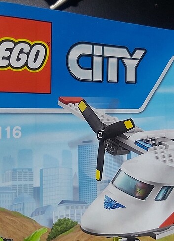 60116, Ambulans Uçak, LEGO City