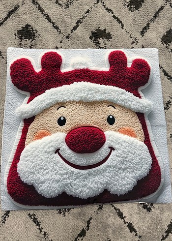 Yılbaşı Temalı Dekoratif kırlent kılıfı - Görsel 4