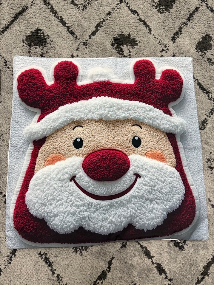 Yılbaşı Temalı Dekoratif kırlent kılıfı - Görsel 4