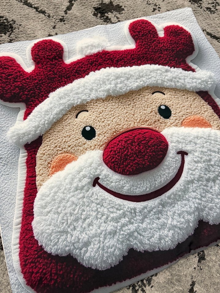 Yılbaşı Temalı Dekoratif kırlent kılıfı - Görsel 5