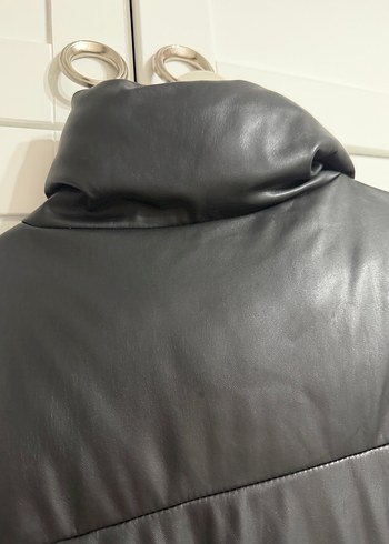 Bershka deri mont - Görsel 9