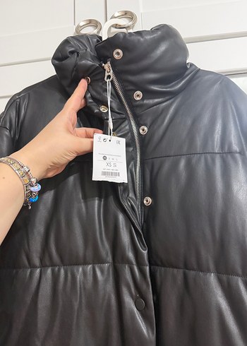 Bershka deri mont - Görsel 7