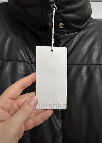 Bershka deri mont - Görsel 6