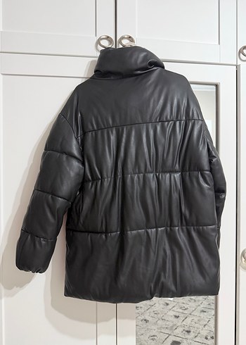 Bershka deri mont - Görsel 8