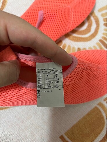 37 Beden Decathlon deniz ayakkabısı