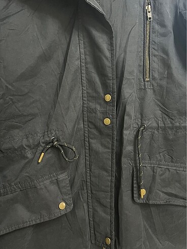 Mavi jeans parka - Görsel 5