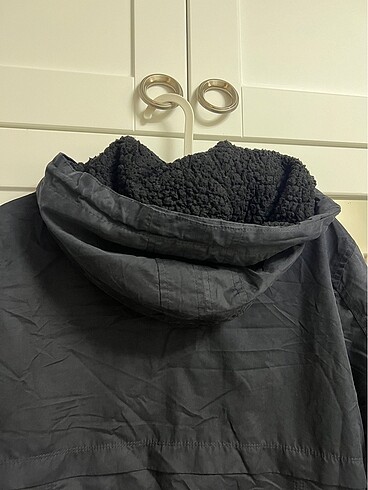 Mavi jeans parka - Görsel 9