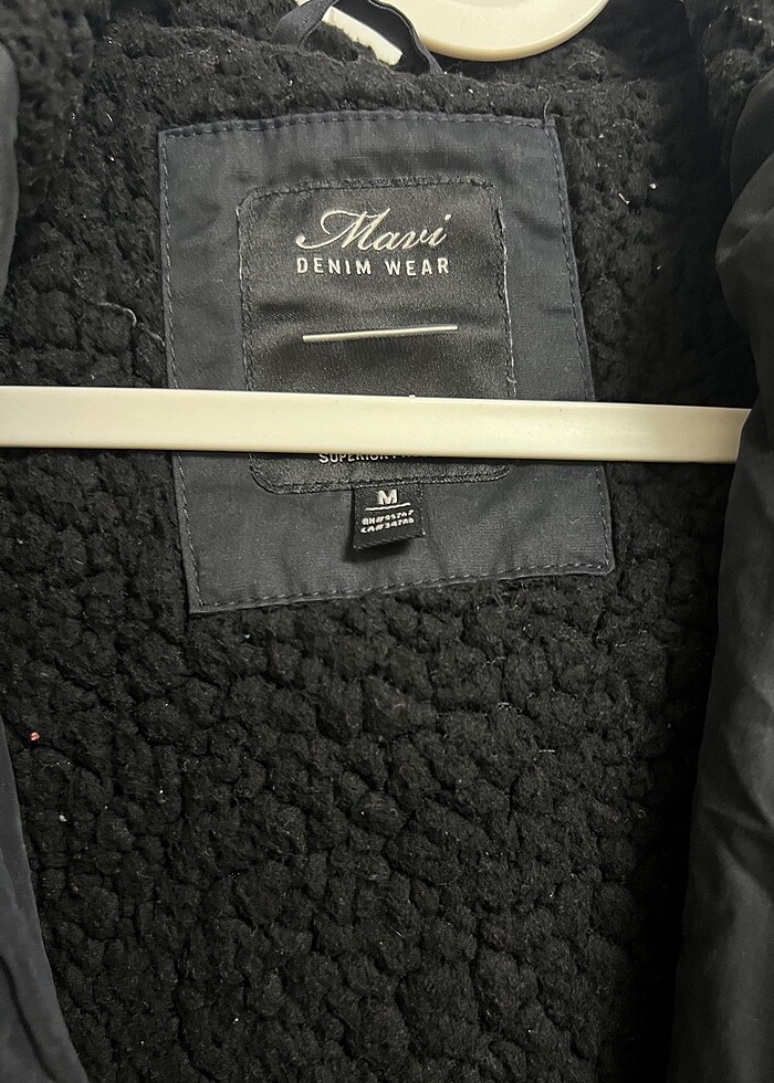 Mavi jeans parka - Görsel 2